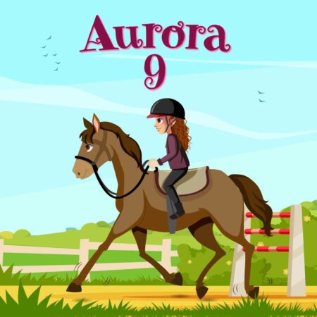 Bimba a Cavallo Marrone