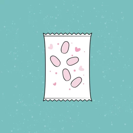 Micro Bag con confetti