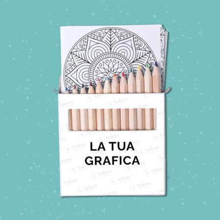 Kit colori mandala + 2 foglietti a tema da colorare
