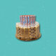 Torta Merendine MEDIA 20 bambini 2 piani
