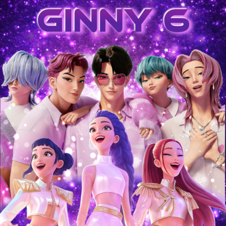 K pop Huntrix e Saja boys Glitter