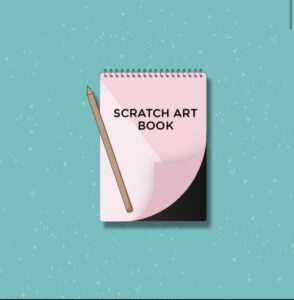 Scrtach art con 1 bustina orsetti + 1 marshmellow + 2 caramelle gelee